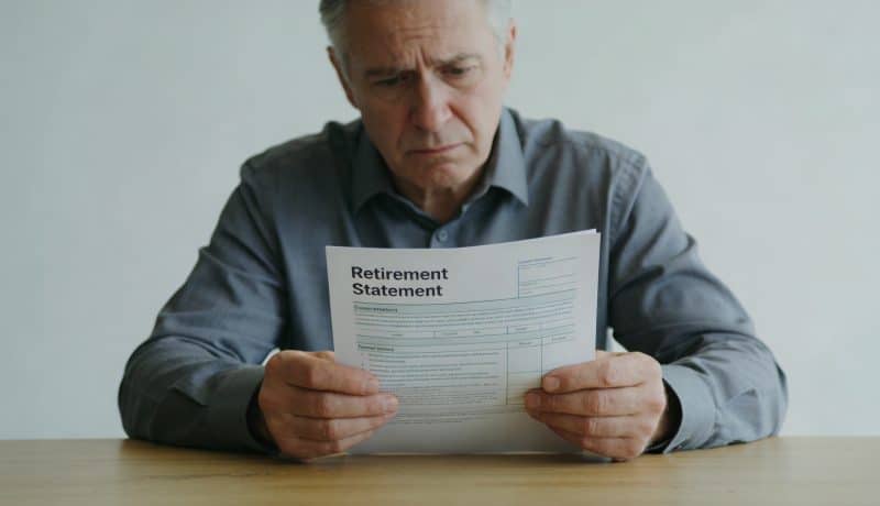 homme de 54 ans inquiet consulte relevé retraite